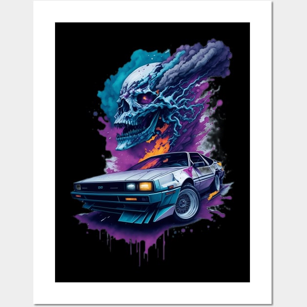 Summer Art DMC DeLorean Wall Art by Shop Goods